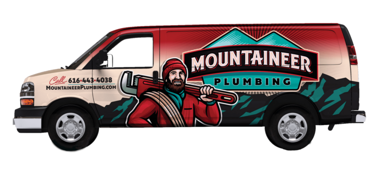 mountaineer plumbing service van - joining with the vredevoogd heating, cooling, and plumbing family