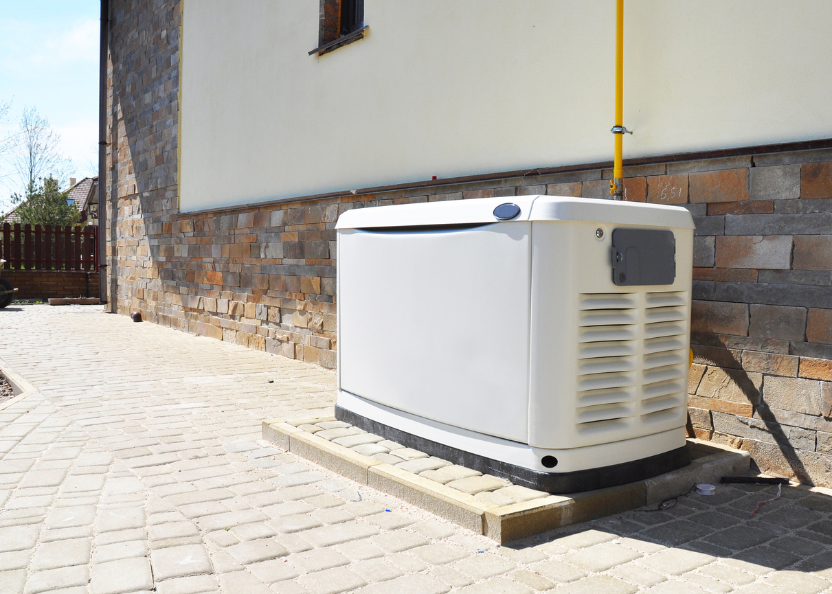 A whole-home generator hooked up to a Northwest Chicagoland home