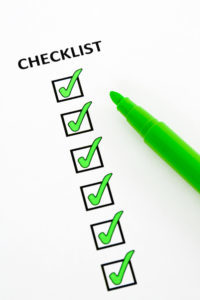 Green checklist